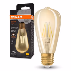 Osram Vintage 1906 LED bulb Warm white 2400 K 6.5 W E27 E - Additional view 3