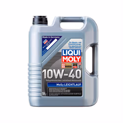 Liqui Moly 10w40 Semi-Synthetic Engine Oil MOS2 LEICHTLAUF ACEA A3 B4 API SL 5L
