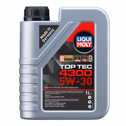 Liqui Moly TOP TEC 4300 5W30 Fully Synthetic Engine Oil ACEA C2/C3, API SP 1L