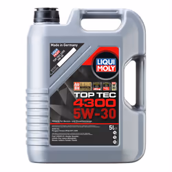 Liqui Moly 5W30 Fully Synthetic Engine Oil TOP TEC 4300 ACEA C2/C3 API SP 5L