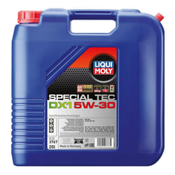 Liqui Moly Special Tec DX1 5W-30 20l Engine oil 3767 TOYOTA: Yaris III Hatchback, Yaris II Hatchback, Auris Hatchback, VAUXHALL: Astra Mk7, Corsa Mk3