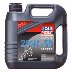 Liqui Moly 4 Stroke Fully Synthetic HD Street 20W-50 Oil - 4 Liters