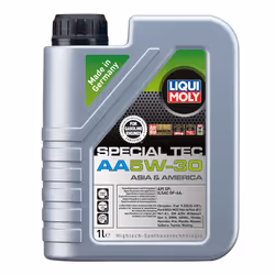 Engine oil; LIQUI MOLY; Special Tec AA; 5W-30 1; for TOYOTA, VAUXHALL, MAZDA, NISSAN, HYUNDAI