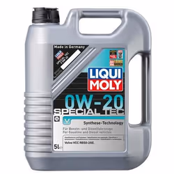 Engine oil; LIQUI MOLY; Special Tec V; 0W-20 5 Synthetic Oil; for VOLVO; P003747