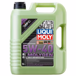 Engine oil; LIQUI MOLY; Molygen New Generation; 5W-40 5; for AUDI, VOLKSWAGEN, BMW, RENAULT, MERCEDES-BENZ; P001758