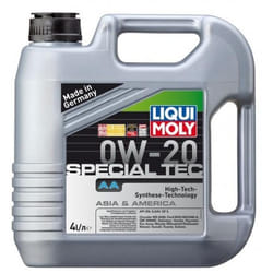 Liqui Moly Special Tec AA 0W-20 4l Engine oil 9705 VAUXHALL: Astra Mk7, Corsa Mk3, Insignia Mk1, JEEP: GRAND CHEROKEE 4, GRAND CHEROKEE 3, WRANGLER 3