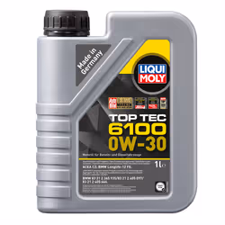 Liqui Moly Top Tec 6100 0w30 Fully Synthetic Engine Oil ACEA C2 API SP 1L