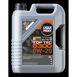Liqui Moly Top Tec 6300 0W-20 5l Engine oil 21211 MAZDA: 6 Saloon, 3 Hatchback, CX-5 I, MERCEDES-BENZ: C-Class Saloon, E-Class Saloon, GLC Off-Road