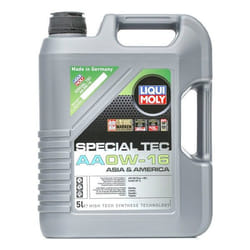 Liqui Moly Special Tec AA 0W-16 5l Engine oil 21323 TOYOTA: Yaris III Hatchback, C-HR, RAV4 V, SUZUKI: SWIFT 5, Jimny IV Off-Road, Ignis III