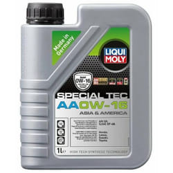 Liqui Moly Special Tec AA 0W-16 5l Engine oil 21328 TOYOTA: RAV4 V, Yaris III Hatchback, C-HR, SUZUKI: SWIFT 5, Jimny IV Off-Road, Ignis III