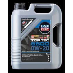Liqui Moly Top Tec 6600 0W-20 5l Engine oil 21411 BMW: 1 Hatchback, 3 Saloon, LEXUS: IS 3, MAZDA: 6 Saloon