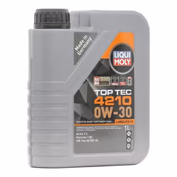 Liqui Moly Top Tec 4210 0W-30 1l Engine oil 21604 VOLKSWAGEN: Golf 5, Golf 7, Polo V Hatchback, AUDI: A6 C7 Avant, A6 C7 Saloon, A4 B9 Saloon