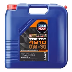 Engine oil; LIQUI MOLY; Top Tec 4210; 0W-30 20; for VOLKSWAGEN, AUDI, SKODA, SEAT, PORSCHE