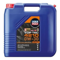 Liqui Moly Top Tec 4210 0W-30 20l Engine oil 21606 VOLKSWAGEN: Golf 5, Golf 7, Polo V Hatchback, AUDI: A6 C7 Avant, A6 C7 Saloon, A4 B9 Saloon