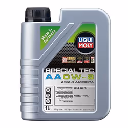Engine oil; LIQUI MOLY; Special Tec AA; 0W-8 1 Full Synthetic Oil; for TOYOTA, MAZDA