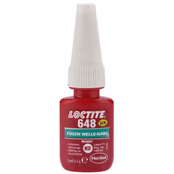 Loctite 648, Gel, Acrylic adhesive, Bottle, 0.5 ml
