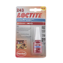 LOCTITE 243 1370555 Threadlocker Blister Pack, Bottle blue Medium Solidity 5