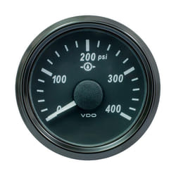 VDO SingleViu 52mm (2-1/16"") Oil Pressure Gauge - 400 PSI - 0-180 Ohm