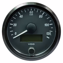 VDO SingleViu 80mm (3-1/8"") Speedometer - 160 MPH