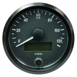 VDO SingleViu 80mm (3-1/8"") Speedometer - 160 MPH