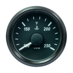 VDO SingleViu 52mm (2-1/16"") Water Temperature Gauge - 250F - 450-30 Ohm