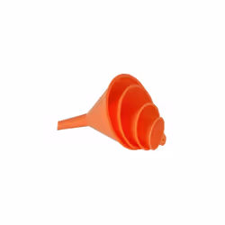 hopper set 50 - 75 - 100 - 120 mm polyethylene orange