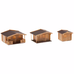 FALLER 130208, HO (1:87), Brown, Light brown, 3 pc(s)