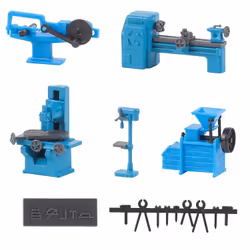 FALLER 180456, HO (1:87), Blue, Grey