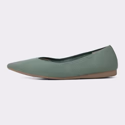 Gu By Uniqlo Washable Knit Flat Shoes - 01 OFF WHITE/230 cm