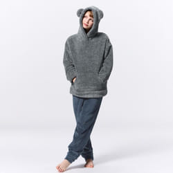 Gu By Uniqlo Marshmallow Feel Hoody Set  Long Sleeve   Bear - 31 BEIGE/M