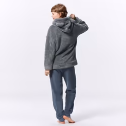 Gu By Uniqlo Marshmallow Feel Hoody Set  Long Sleeve   Bear - 31 BEIGE/S
