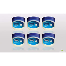 x6 Vaseline Pure Petroleum Jelly Original Skin Protectant 50ml