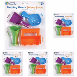 Learning Resources Helping Hands Sensory Scoops, Fine Motor Toys, Autism Sensory Toys, Sensory Toys for Autistic Children, Se ...
