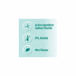 Colgate Fluorigard Fluoride Rinse (Alcohol free) Mouthwash 400 ml, Prevents Tooth Decay, Strengthens Enamel, Prevents Mineral Loss, Mint Flavour