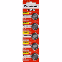 Panasonic Cr2032 3V Lithium Coin Cell Battery Dl2032 Ecr2032 10 Pcs
