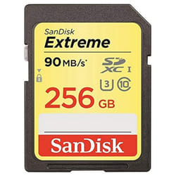 SanDisk Extreme 256GB SDXC UHS-I Card (SDSDXNF-256G-GNCIN) [Old Version]