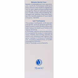 WELEDA Sole Toothpaste, Fluoride- Natural Cosmetics Toothpaste to Prevent Tooth Decay and Protect Teeth from Harmful acids and...