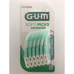 Gum Dental Soft Picks Advanced 30Â Piece with Travel Case Regular