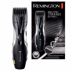 Remington Barba Beard Trimmer (Advanced Ceramic Blades, Pop-up Detail Trimmer, Adjustable Zoom Wheel, 9 Length Settings, Comb ...