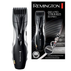 Remington Barba Beard Trimmer (Advanced Ceramic Blades, Pop-up Detail Trimmer, Adjustable Zoom Wheel, 9 Length Settings, Comb Attachment, Cord or Cor