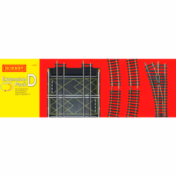 Titles Hornby R8224 OO Gauge Track Extension Pack D - Extra Track Pieces for Model Railway Sets, Model Train Track Pieces, In ...