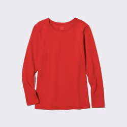 Uniqlo Japan HeaTTech CoTTon Crew Neck T  exTremely Warm  Long Sleeve - 11 PINK/XXL