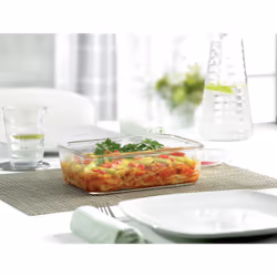 Tefal K30106 food storage container Rectangular Box 3 L Red, Transparent 1 pc(s)