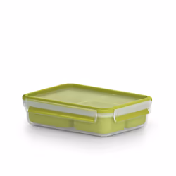 Tefal K31004, Lunch container, Adult, Green, Transparent, Germany, 1.2 L, 163 mm