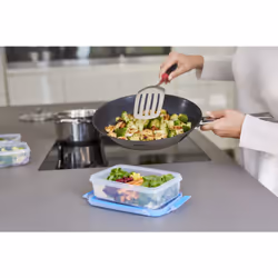 Tefal MasterSeal N10307 Rectangular Box 0.8 L Blue, Transparent 5 pc(s)