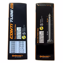 Continental Race 28 700 x 25-32c Bike Inner Tubes with Presta 60mm Valve (Set of 5),Black & Muc-Off 904US Nano-Tech Bike Cleaner, 1 Litre - Fast-Actio
