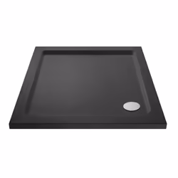 Harper Square 900 x 900mm Shower Tray Slate Grey Bathroom