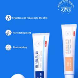 Skin Care Set Vitamin A Acid Cream + Urea Vitamin E Ointment Pore Clarifying Hydrating Moisturizing Cream - Vitamin A Cream+Urea Vitamin E Ointment