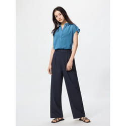 Uniqlo Japan Tuck Wide Pants  One Tuck  Long Length 76cm - 69 NAVY/XXL