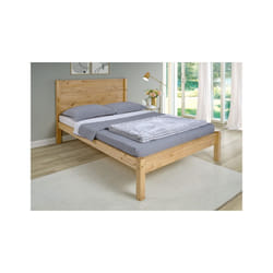 Waxed Pine Wooden Bed Frame, Barton 3ft, 4ft6, 5ft - 5ft Kingsize